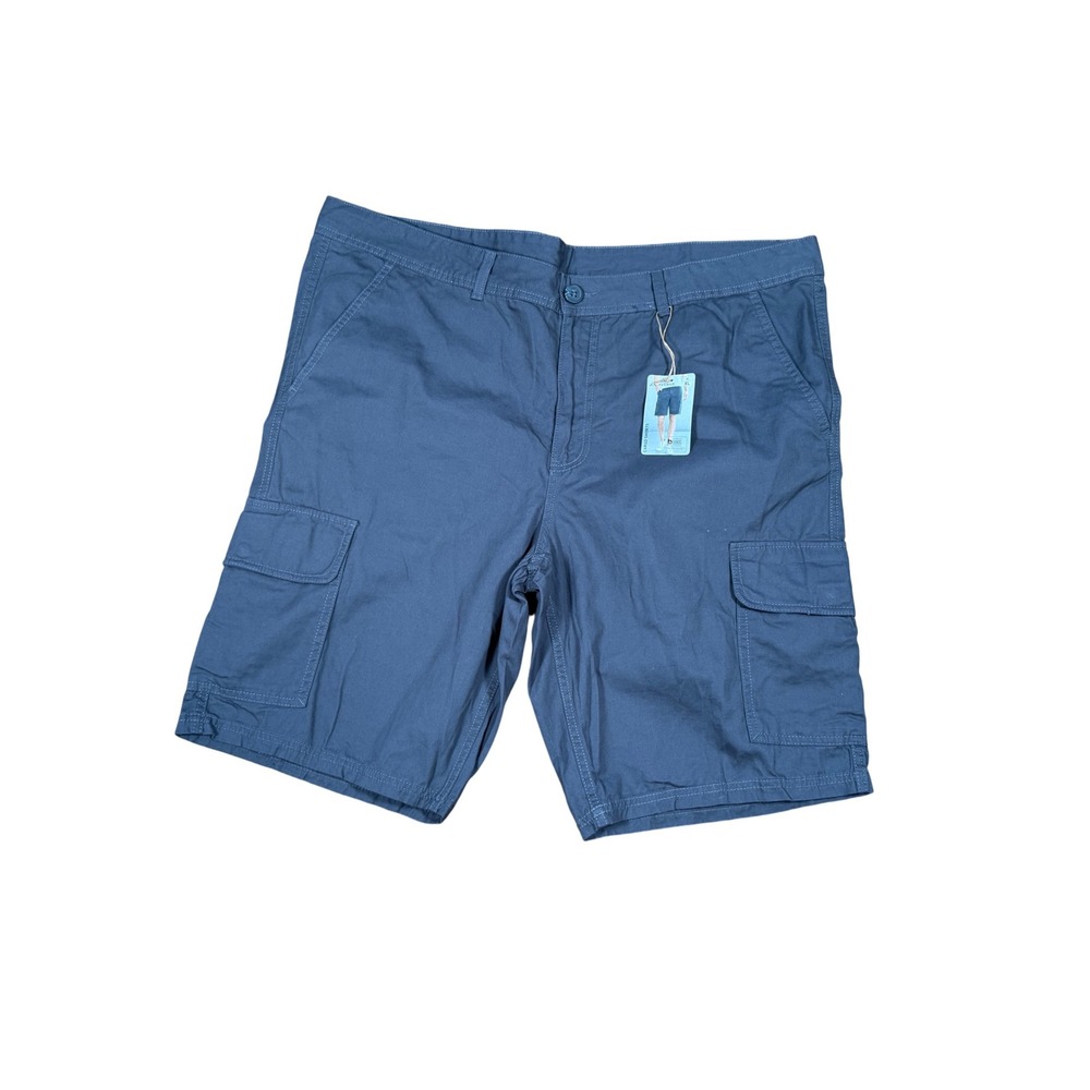 Avenue XL gray Cargo Shorts Mens Twill Utility‎ Pockets Summer Casual